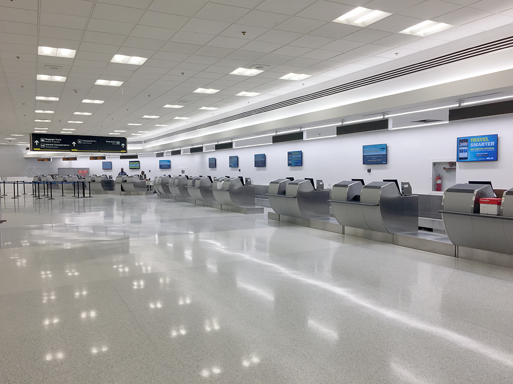 Central Terminal Ticketing Counters and Flooring